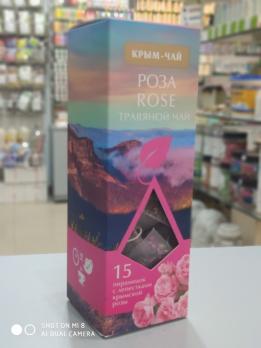 Чай в пирамидках Крым Чай Rose  15 пак