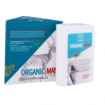 ORGANIC MAN 30 таблеток по 800 мг Doctor Oil
