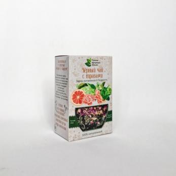 Черный чай с травами Заряд витаминов & Бодрость КРЫМСКИЕ ТРАДИЦИИ  50гр