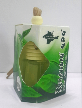 Зеленый чай ароматизатор в машину с подвеской